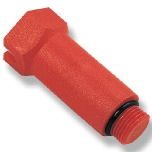 Заглушка пластиковая НР (НАР) L=68мм 1/2" синяя для водорозетки РОС в Хабаровске