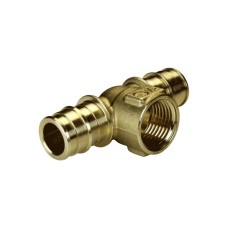 Тройник латунный Дн 20-3/4"-20 ВР (ВН) для PE-X труб РОС