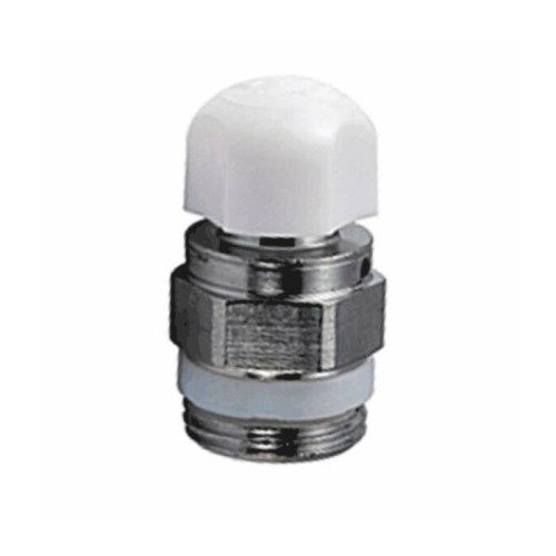 Кран Маевского ручной латунный Ду-15 (1/2") Ру-10 НР (НАР) с колпачком Giacomini R66A в Хабаровске