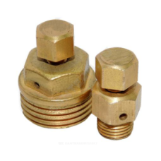 Воздухоотводчик ручной латунный Ду-15 (1/2") Ру-10 НР (НАР) угловой Цветлит ВО-1,0