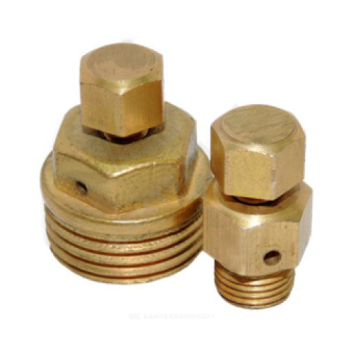 Воздухоотводчик ручной латунный Ду-15 (1/2") Ру-10 НР (НАР) угловой Цветлит ВО-1,0 в Хабаровске