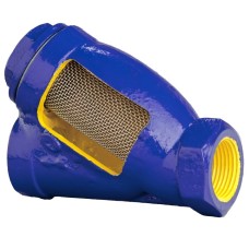 Фильтр сетчатый Y-образный чугунный Ду-15 (1/2") Ру-16 ВР (ВН) (Т<200°С) Zetkama 823A