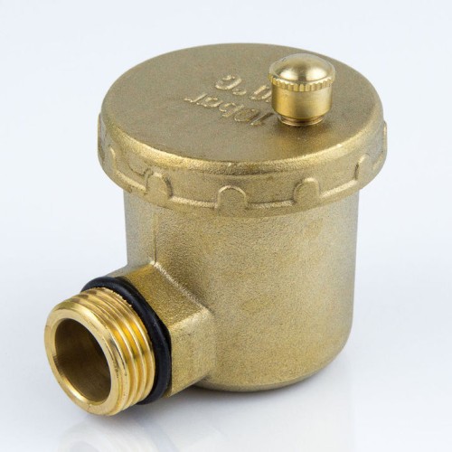 Воздухоотводчик автоматический латунный Ду-15 (1/2") Ру-10 НР (НАР) угловой Aquasfera 5004 в Хабаровске