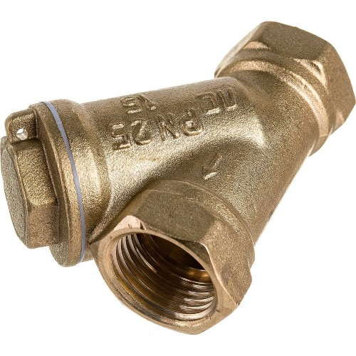 Фильтр сетчатый Y-образный латунный Ду-20 (3/4") Ру-25 ВР (ВН) (Т<130°С) Ридан FVR-R в Хабаровске