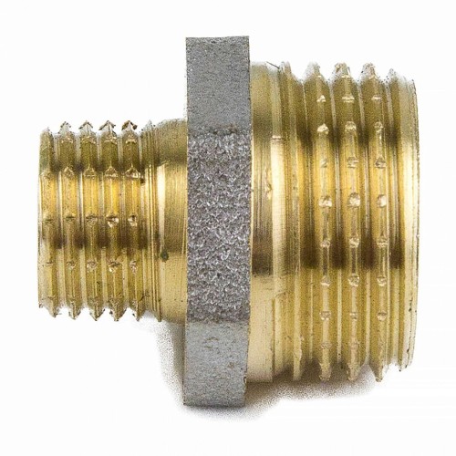Ниппель латунный переходной НР Aquasfera 10 мм 1/2"