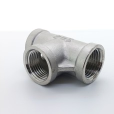 Тройник чугунный переходной оцинкованный ВР (ВН) 50 мм 3/4" ГОСТ 8949-75