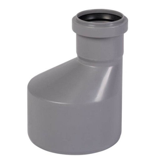Переход канализационный PP-H на чугун Дн 110-124 серый б/нап с манжетой RTP (РосТурПласт) в Хабаровске
