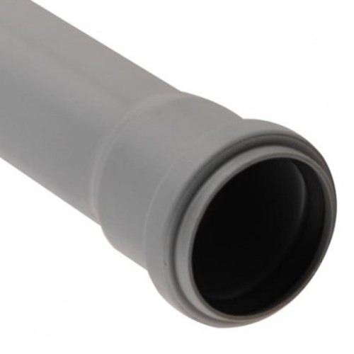 Патрубок канализационный PP-H компенсационный серый Дн 110 б/нап в/к VALFEX в Хабаровске
