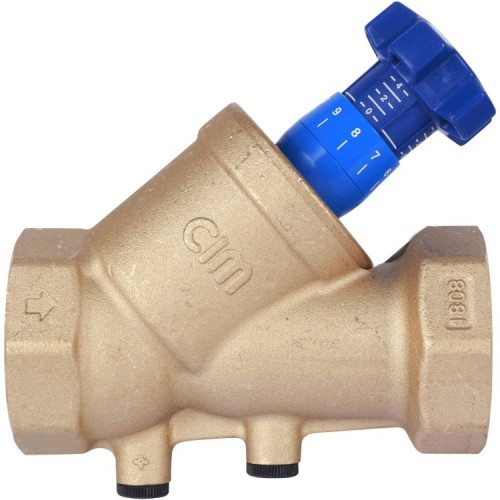 Клапан балансировочный латунный ручной с внутренней резьбой 2,5 МПа BL.220 MVI 20 мм в Хабаровске