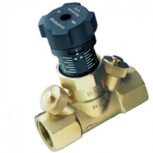 Клапан балансировочный латунный ручной с внутренней резьбой 1,6 МПа Hycocon VTZ Oventrop 20 мм в Хабаровске