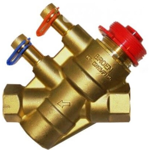 Клапан балансировочный латунный автоматический с внутренней резьбой 2,5 МПа Ballorex Dynamic Broen 32 мм в Хабаровске