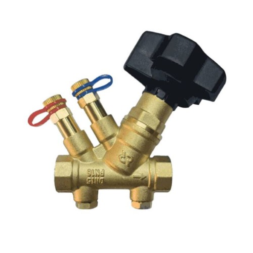 Клапан балансировочный латунный ручной с внутренней резьбой 1,6 МПа MVT-R Ридан 25 мм в Хабаровске