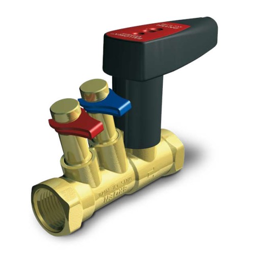 Клапан балансировочный латунный ручной с внутренней резьбой 2,5 МПа Ballorex Venturi FODRV Broen 20 мм в Хабаровске