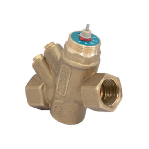 Клапан балансировочный латунный комбинированный с внутренней резьбой 2,5 МПа R206AM Giacomini 25 мм в Хабаровске