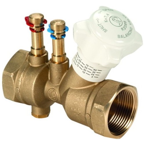 Клапан балансировочный латунный ручной с внутренней резьбой 2,5 МПа R206B Giacomini 20 мм в Хабаровске