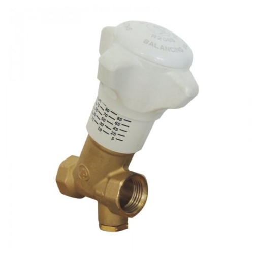 Клапан балансировочный латунный ручной с внутренней резьбой 2,5 МПа R206B-1 Giacomini 20 мм в Хабаровске