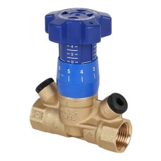 Клапан балансировочный латунный ручной с внутренней резьбой 2,5 МПа CIM 787R Cimberio 32 мм