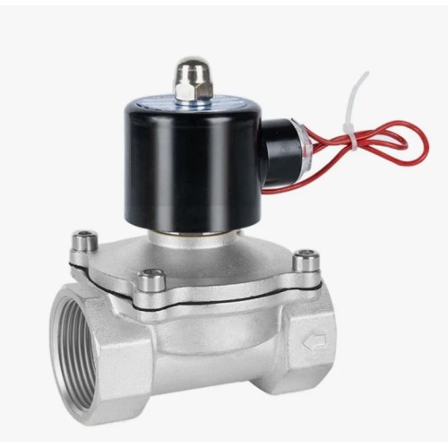 Клапан электромагнитный нержавеющий закрытый прямого действия с внутренней резьбой 1,0 МПа 10х68 мм 3/8" в Хабаровске