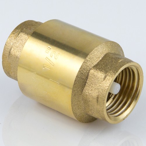 Клапан обратный латунный осевой пружинный с внутренней резьбой 1,8 МПа NRV-R Ридан 32 мм 1 1/4" в Хабаровске