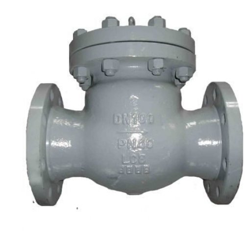 Клапан обратный стальной поворотный фланцевый 4,0 МПа 19с53нж 50 мм в Хабаровске