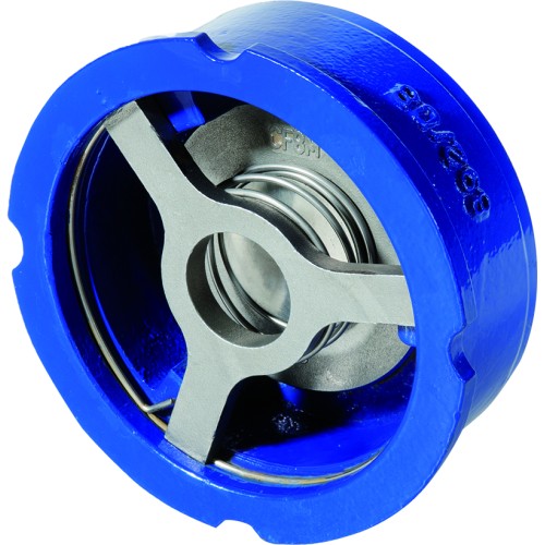 Клапан обратный чугунный осевой пружинный межфланцевый 1,6 МПа NVD-802R Ридан 80 мм в Хабаровске