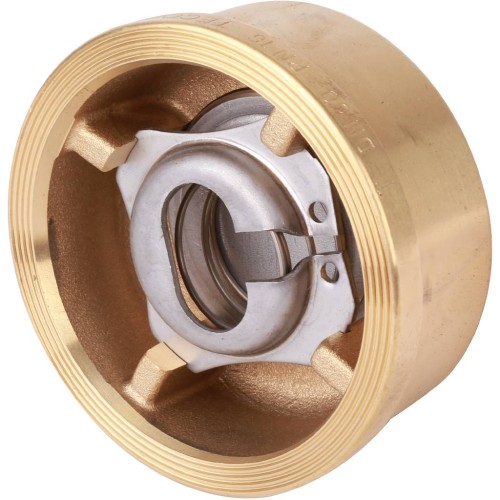 Клапан обратный латунный осевой пружинный межфланцевый 1,6 МПа CA7441 Tecofi 32х28 мм в Хабаровске