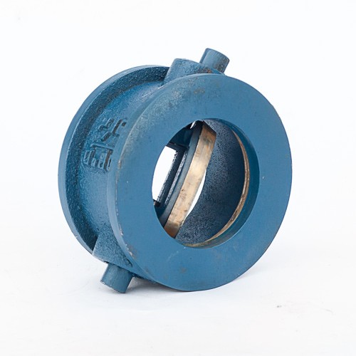 Клапан обратный чугунный поворотный фланцевый 1,6 МПа 19ч01бр КАЗ 80 мм в Хабаровске