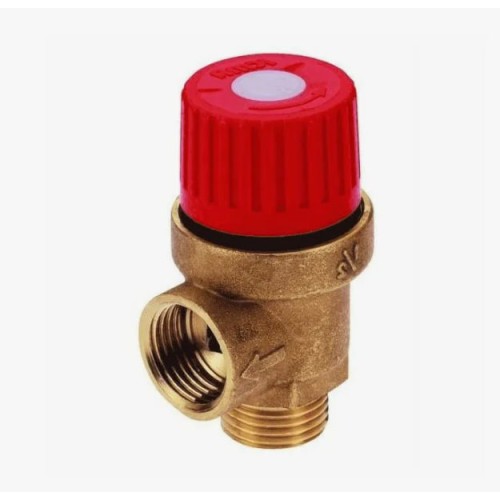 Клапан предохранительный латунный пружинный с внутренней резьбой Prescor Flamco 32 мм 1" в Хабаровске