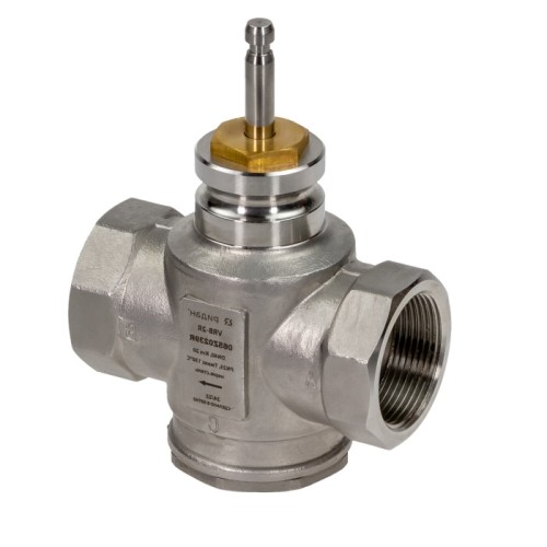 Клапан регулирующий нержавеющий трехходовой с внутренней резьбой 2,5 МПа VRB-3R Ридан 32х105 мм 1 1/4" в Хабаровске