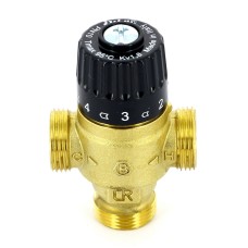 Клапан смесительный бронзовый термостатический с защитой с наружной резьбой 2,0 МПа Brawa-Mix Oventrop 25 мм 1 1/4"