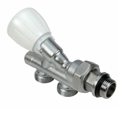 Клапан термостатический осевой угловой Ду-15 (1/2"-16) Ру-10 НР (НАР) с преднастройкой R440N Giacomini в Хабаровске