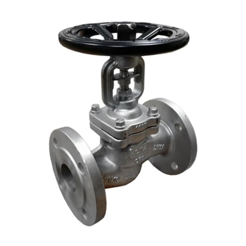 Клапан запорный сильфонный нержавеющий фланцевый 4,0 МПа KV35 Гранвент 400 мм в Хабаровске