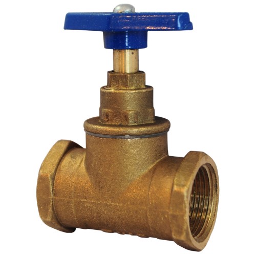 Клапан запорный латунный с внутренней резьбой 1,6 МПа 15б3р Цветлит 40х95 мм ТУ 206-3973235-01-93 в Хабаровске