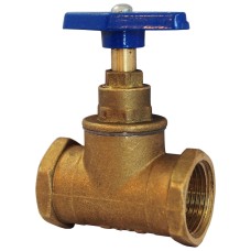 Клапан запорный латунный с внутренней резьбой 1,6 МПа 15б3р Цветлит 20х66 мм ТУ 206-3973235-01-93