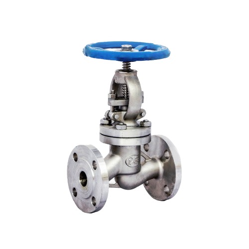 Клапан запорный нержавеющий фланцевый 1,6 МПа 15нж65нж Китай 100х215 мм в Хабаровске