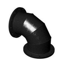 Колено (отвод) раструб-фланец УРФ ВЧШГ с ЦПП Ду-300