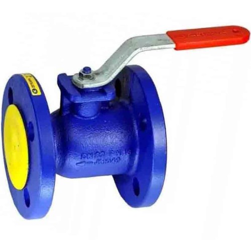 Кран шаровый чугунный фланцевый Ду-20 Ру-16 L=120мм полнопроходной Zetkama 565A в Хабаровске