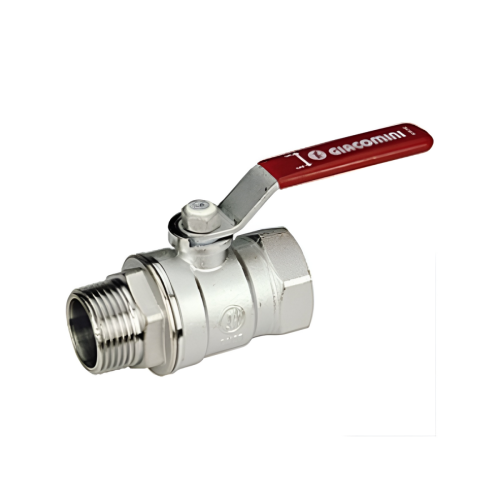 Кран запорный латунный стандартнопроходной с ручкой-рычагом ВР-НР Ру 42 R254DL Giacomini 15х64 мм 1/2" в Хабаровске