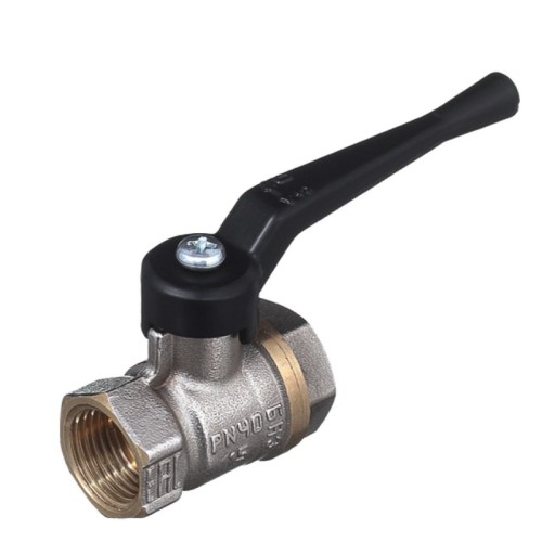 Кран запорный латунный стандартнопроходной с ручкой-рычагом ВР-накидная гайка Ру 40 Pride LD 20 мм 3/4" в Хабаровске