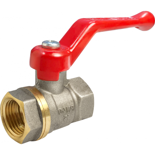 Кран запорный латунный стандартнопроходной с ручкой-рычагом ВР (ВН) Ру 16 ПРАКТИК 120 ГАЛЛОП 15 мм 1/2" в Хабаровске