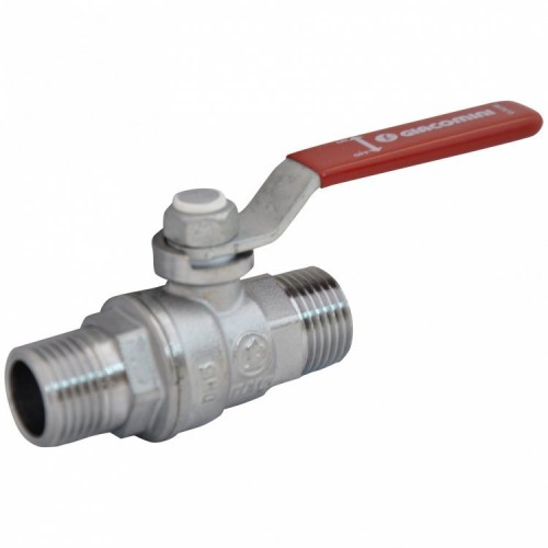 Кран запорный латунный полнопроходной с ручкой-рычагом НР Ру 42 R913L Giacomini 15х73 мм 1/2" в Хабаровске