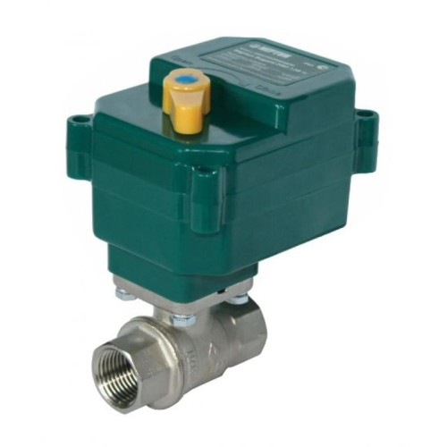 Кран шаровый латунный с электроприводом полнопроходной ВР (ВН) Ру 40 Neptun Bugatti 15 мм 1/2" в Хабаровске