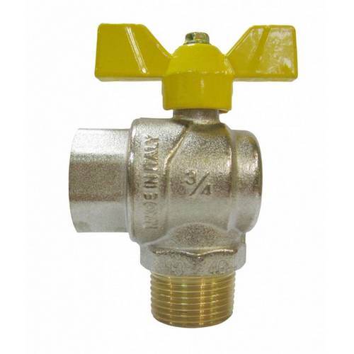 Кран запорный латунный полнопроходной с ручкой-бабочкой ВР-НР Ру 5 R780 Giacomini 15х50 мм 1/2" в Хабаровске