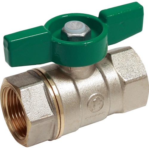 Кран запорный латунный стандартнопроходной с ручкой-бабочкой ВР (ВН) Ру 42 R251W Giacomini 15х56 мм 1/2" в Хабаровске