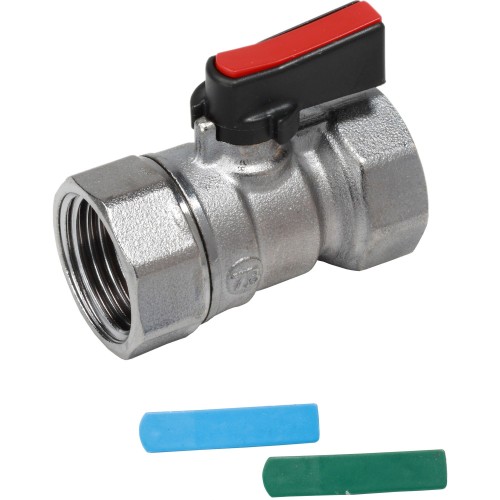 Кран запорный латунный стандартнопроходной с ручкой-флажком ВР (ВН) Ру 16 R690 Giacomini 15х46 мм 1/2" в Хабаровске