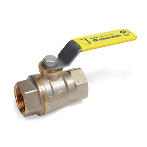 Кран запорный латунный полнопроходной с ручкой-рычагом ВР (ВН) Ру 5 R950 Giacomini 15 мм 1/2" в Хабаровске