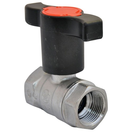 Кран запорный латунный с Т-рукояткой стандартнопроходной ВР-американка Ру 40 Pride LD 15 мм 1/2" в Хабаровске