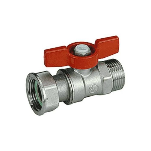 Кран запорный латунный стандартнопроходной с ручкой-бабочкой ВР-накидная гайка Ру 42 R251P Giacomini 15х76 мм 1/2" в Хабаровске