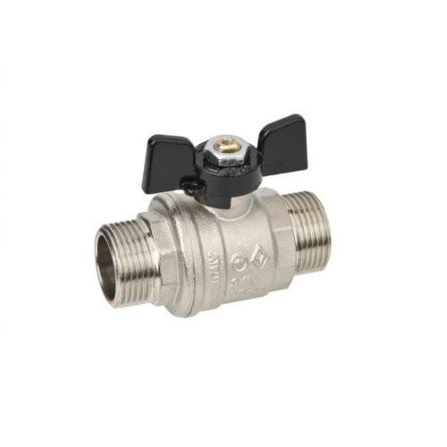 Кран запорный латунный полнопроходной с ручкой-рычагом НР Ру 40 Pride LD 15х66,5 мм 1/2" в Хабаровске