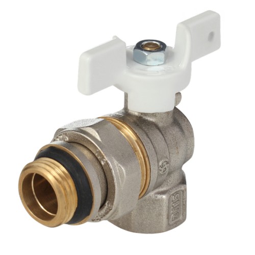 Кран латунный трехходовой стандартнопроходной для манометра ВР-накидная гайка Ру 40 Aquasfera 1124 Aquasfera 15 мм 1/4" в Хабаровске
